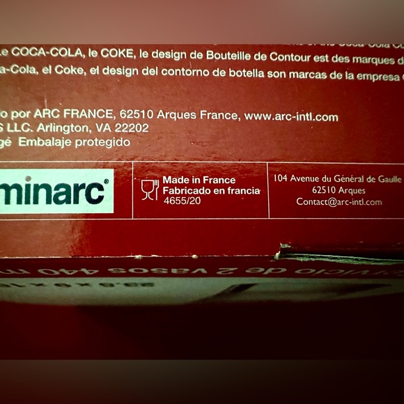 Coca Cola glasses 2 per pack , bundle and save 15% - Picture 8 of 12